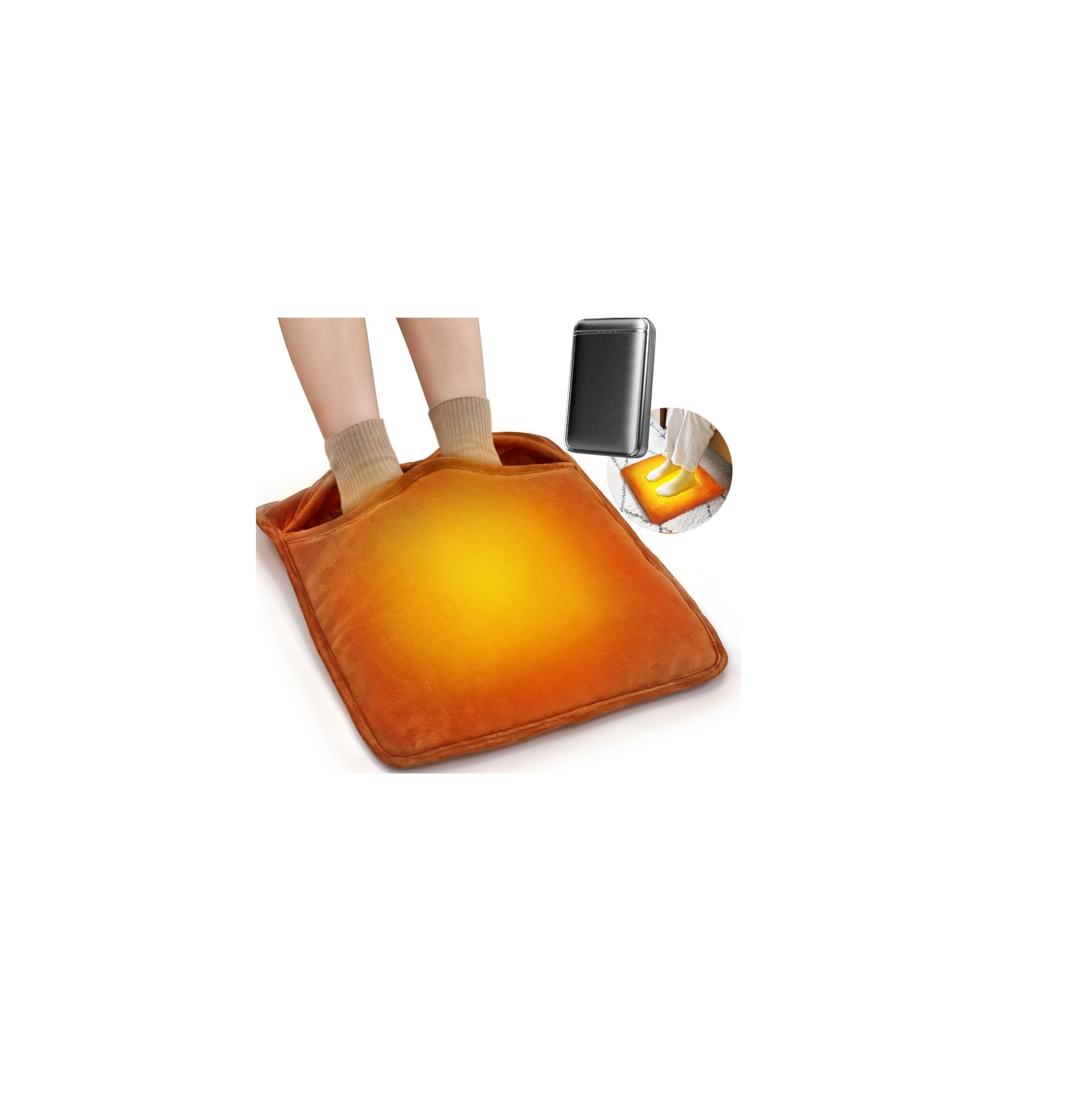 

Hot Mat for Winter 2025 Large Foot Warmer with 3 Temperature Ultra Foot Warmer with Cold Weather Electric Foot 42 x 42 Repels Dust Suitable for and