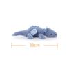 Apricot Lamb Dark Blue Lying Dragon Plush Toy for Soft and Fluffy Dark Blue Lying Dragon for Girls and 38cm Children, Cute, Boys,