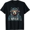 Hip Hop Street Style T Shirt for Men Bruh T-Shirt