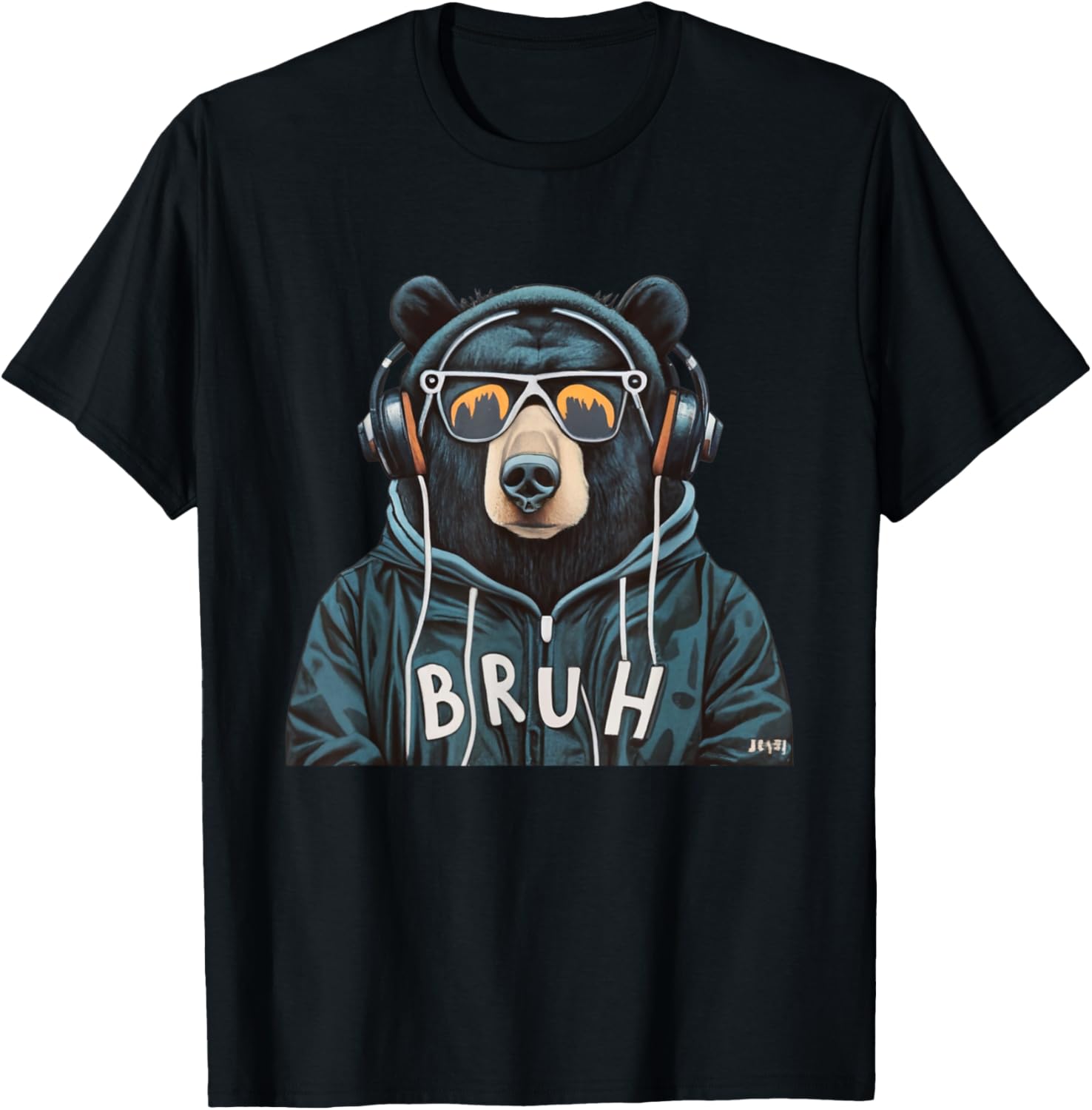 Hip Hop Street Style T shirt for Men Bruh T-Shirt S разноцветный