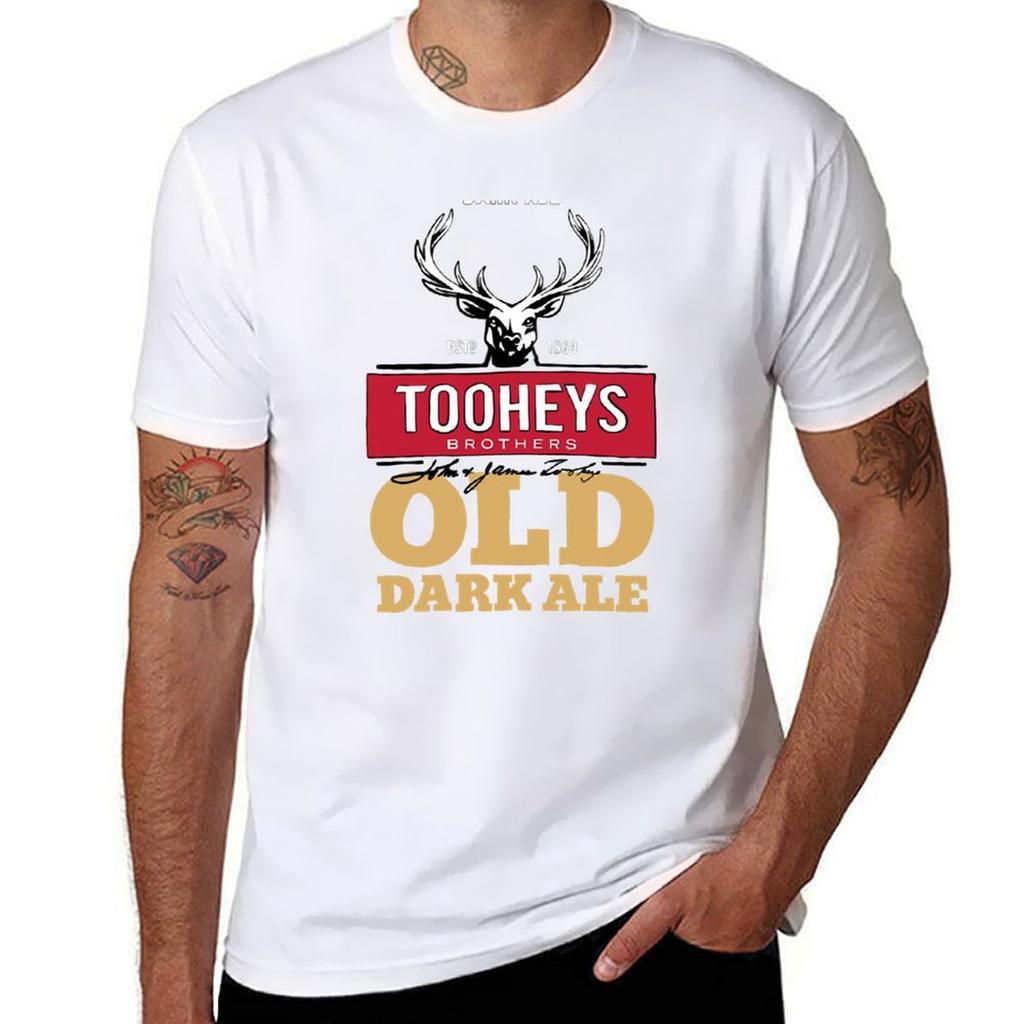 Tooheys Old Dark Ale Pop Klassisches T-Shirt Tägliches Tragen Basis Kurzarm Oberteil T-Shirt