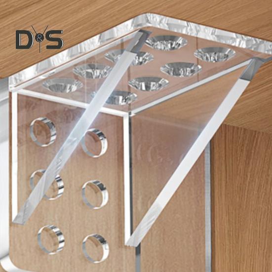 4Pcs Self Adhesive Shelf Support Punch Free Shelf Pegs Strong Load-bearing Easy Installation Cabinet Bookshelf Shelf Support