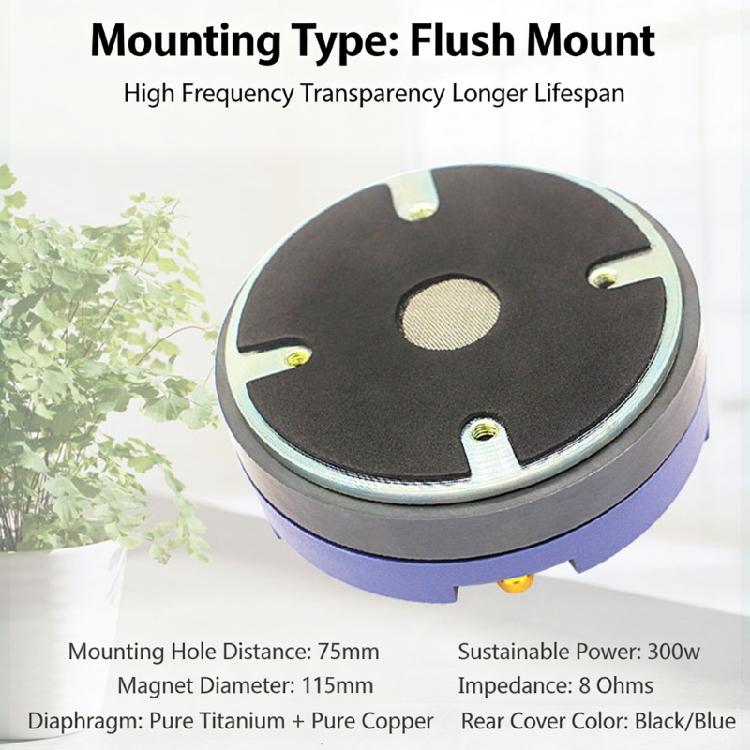 Strong 300W Magnetic 8ohm Resistance 44 Component Metal Tweeter Speaker For Music Incidents And Sound Equipment