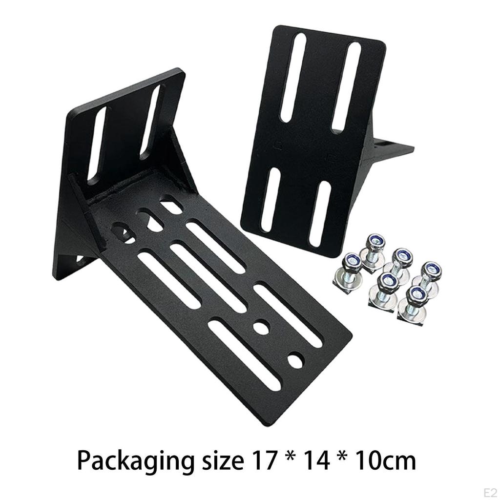 2x Awning Bracket L Shape Installation Kit Accessories Repair Part Attachment Sturdy Heavy
