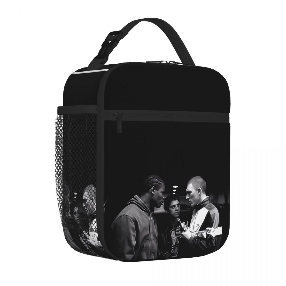 Bestselling La Haine Hip Hop Thermal Food Carrier Car Travel Portable Lunch Bag One Size