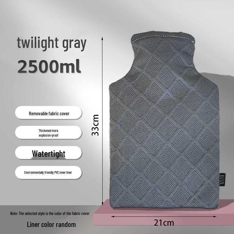 Verdickter Explosionsgeschützter Heißwasserbeutel: Handwärmer, Bettwärmer, & Bauchkompresse.