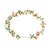1.8m Artificial Orange Red Garland for Fireplace Mantel Hanging Decor