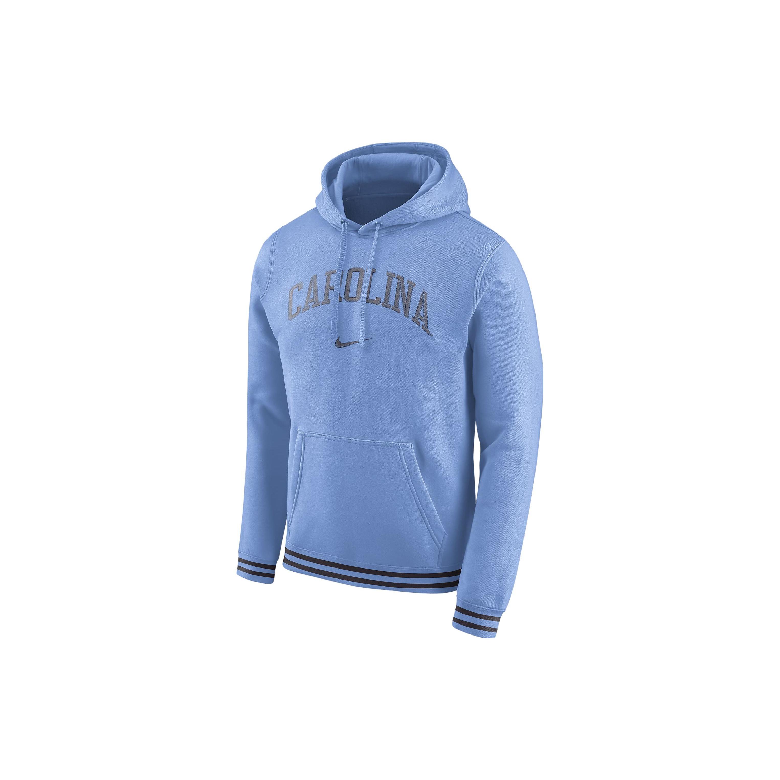 Nike Tar Heels UNC Retro Hoodie North Carolina Men s DR3444-448 S