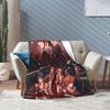 Twisted Wonderland Yuu Grim Blanket TWST Rhythm Game Flannel Throw Blanket Airplane Travel Printed Ultra-Soft Warm Portable