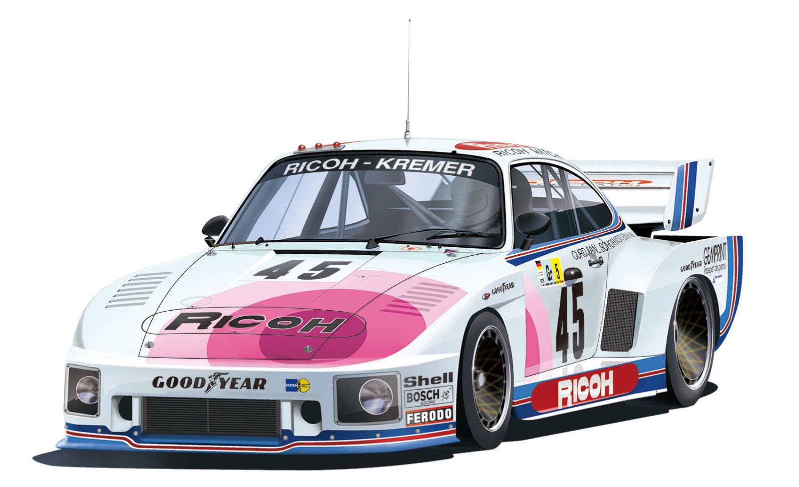 

PLATZ/BEEMAX Серия 1/24 Porsche 935 K2 1978 24 часа Ле-Мана Пластиковая сборная модель BX24025 (Машина)