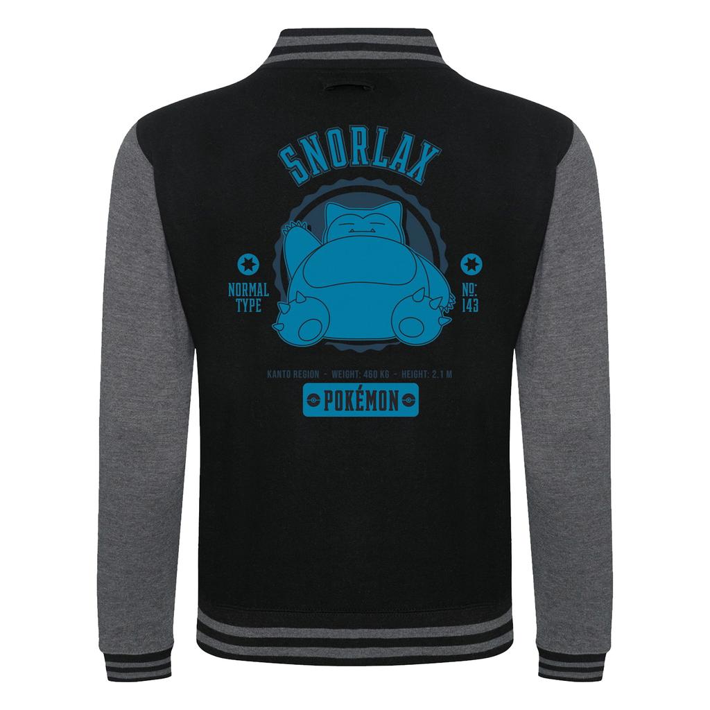 Pokemon Unisex Adult Collegiate Snorlax Varsity Jacket