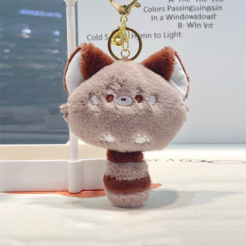 Lovely Plush Panda Bb Coin Purse Keychain Unique Keychain Accessory In Soft Colors For Kids