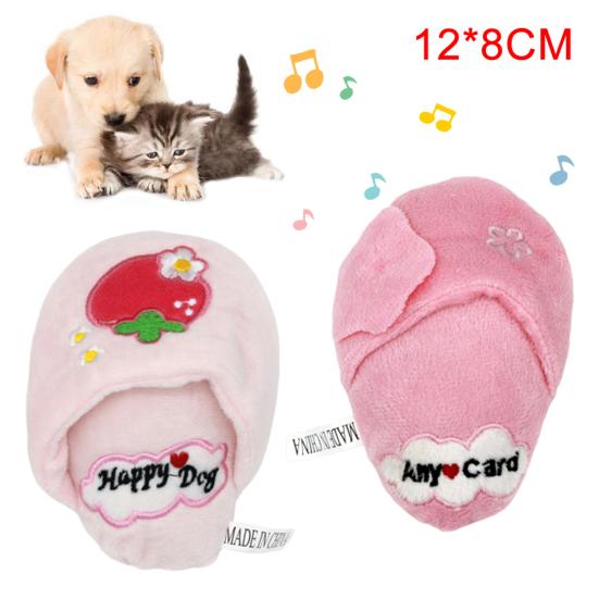 

Домашняя собака, щенок, милые плюшевые тапочки, скрипучая устойчивая к укусам молярная жевательная игрушка