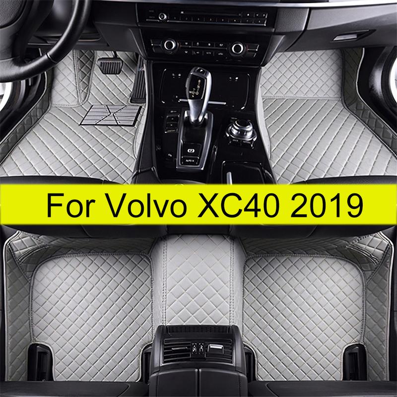 Car Floor Mats For Volvo XC40  Auto Foot Pads  Carpet Interior Accessories Decoration Parts