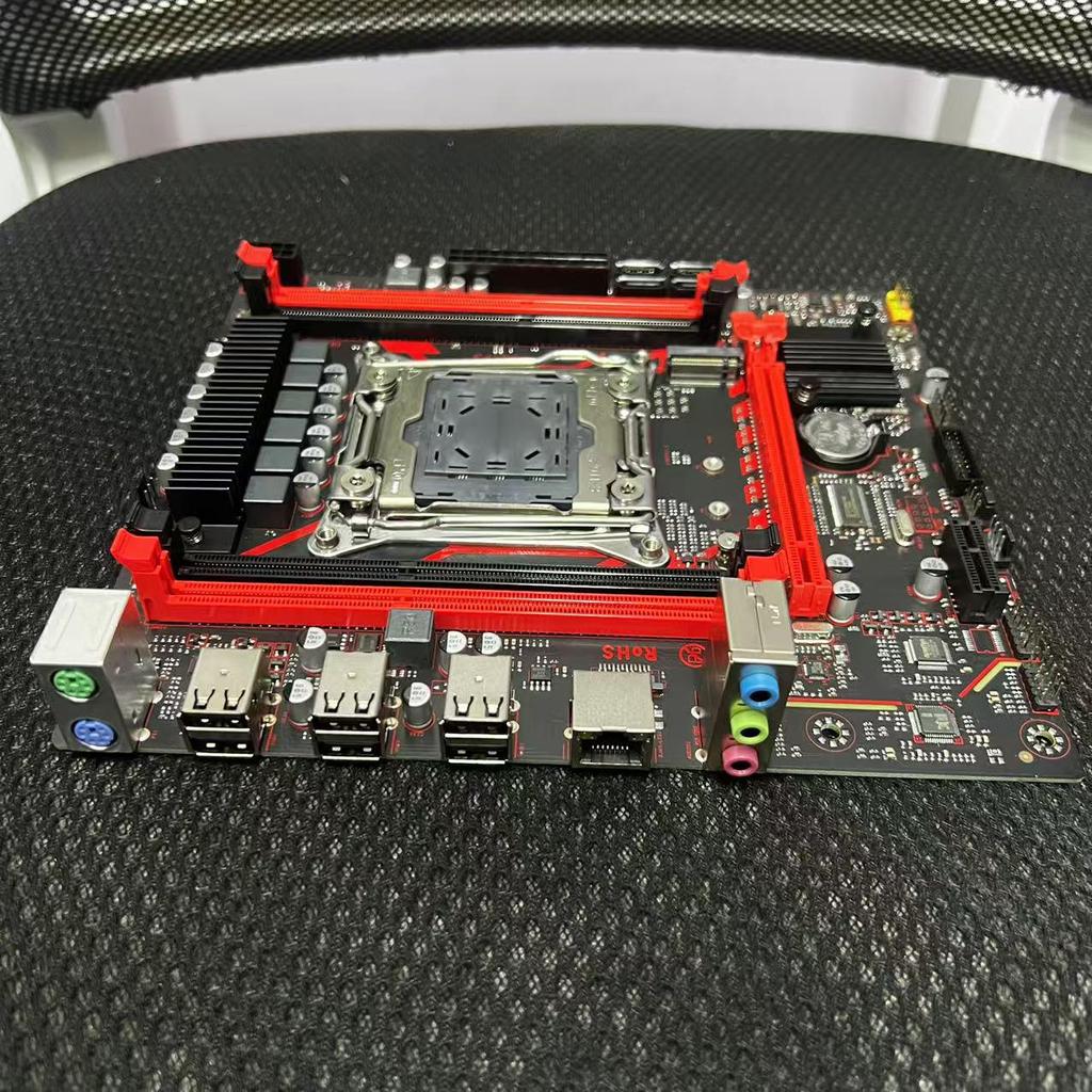 X99-P3 Motherboard with DDR3, LGA2011-3 Socket, for E5 2673V3 CPU, Ideal for Multi-tasking and Studio Use
