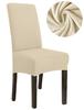 Cover Chair Thick Jacquard Cream Size L Large High Backrest 70Cm