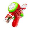 Bubble Guns with Automatic Blowing Bubbling Santa Shape Perfect for Outdoor Activities Bubble Blasting Guns for Kids  Red