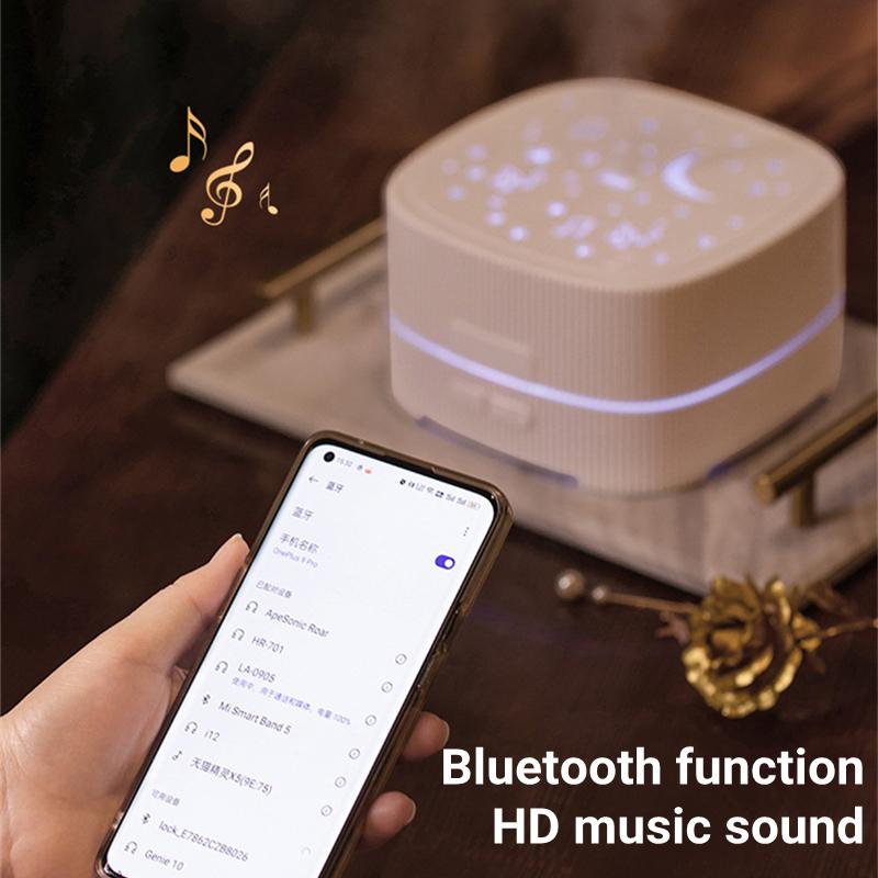 500ml Electric Aroma Diffuser Ultrasonic Air Humidifier With Bluethooth Music Player Home Aromatherapy Essential Oil Diffuser