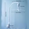 Baby Crib Claw Mobile Bed Bell Holder with Music Box Adjustable Holder Cot Mobile Arm DIY Toy
