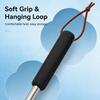 Portable Long Handle Shoe Horn Telescopic Metal Shoe Helper with Hanging Rope for Elderly Pregnant Adults Easy Shoe Wearing Tool