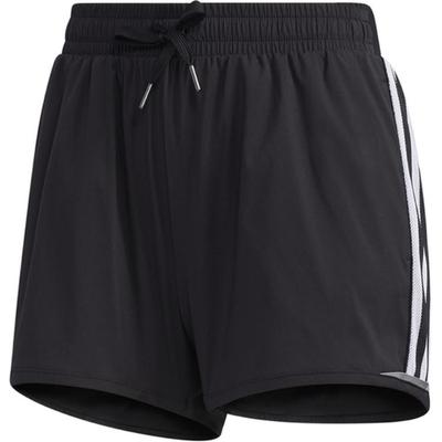 Lace-Up Mid-Rise Side Stripe Three-Quarter Casual Shorts Women Shorts Black GJ9031