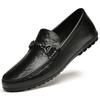2026 Leather Penny Loafers Slippers Men Moccasins Luxury Business Mens Casual Shoes Half Shoes Slip On Flats Male Driving Shoes