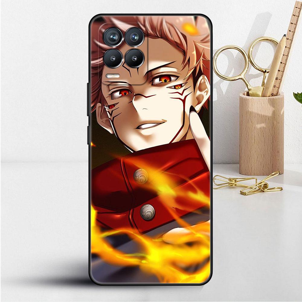 Case For Realme 8 C21y GT Neo 2 3 8i C21 7 C11 6 C12 C35 C3 GT 9 Pro C12 Silicone TPU Phone Cover Cute Jujutsu Kaisen Cool