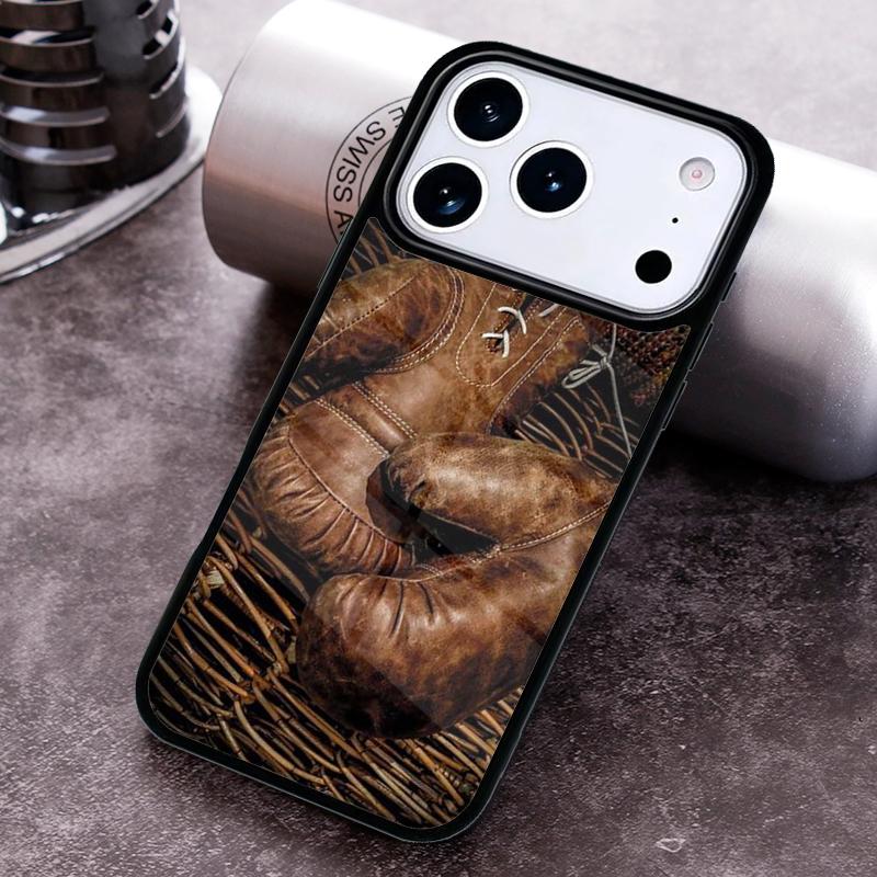 Boxing Gloves Hanging on a Wall Phone Case For iPhone 17 16 15 14 13 12 11 Pro Max Plus 17Air Soft Silicone Cover