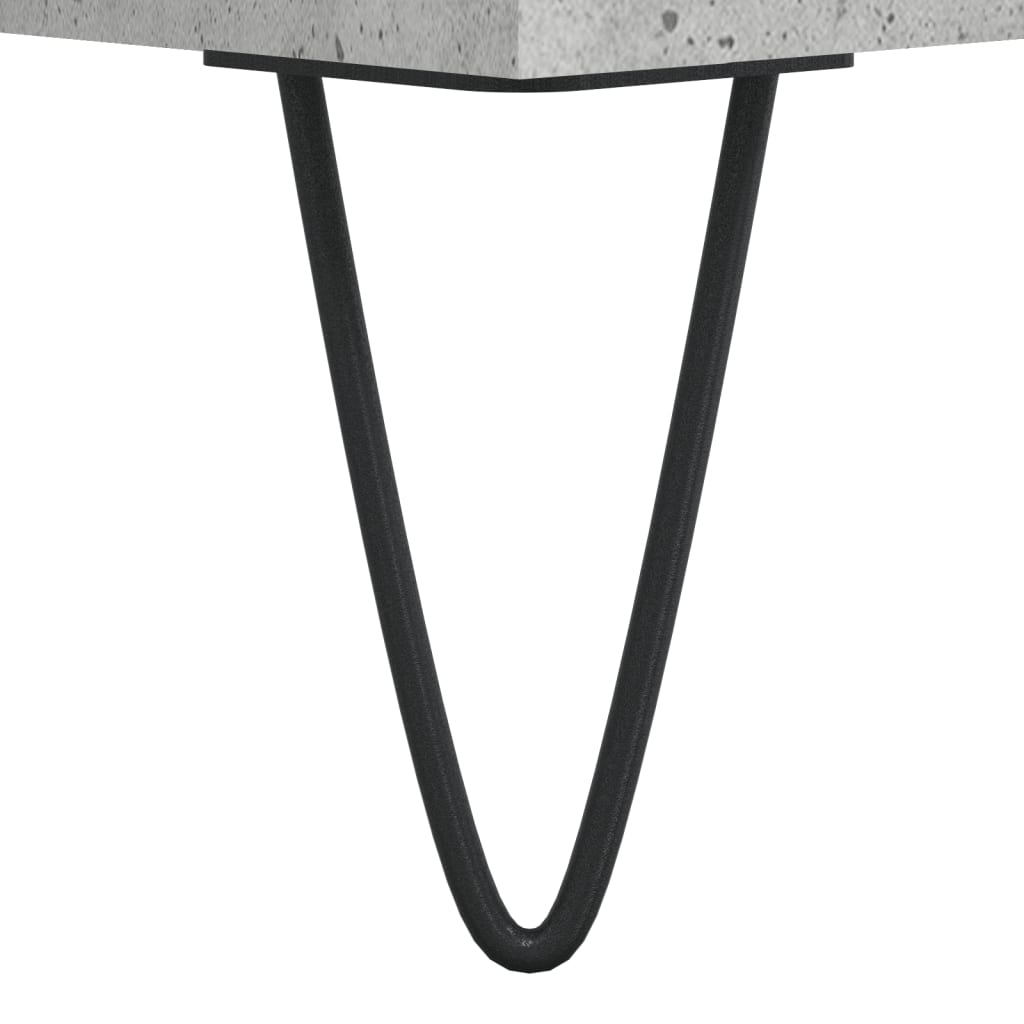  Coffee Table, Concrete Grey, 90x60x35 Cm