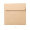 10 Stück quadratische Mini-Blanko-Umschläge aus Kraftpapier in Bonbonfarbe für Mitgliedskarten, kleine Aufbewahrungspapierumschläge für Grußkarten, 10 x 10 cm