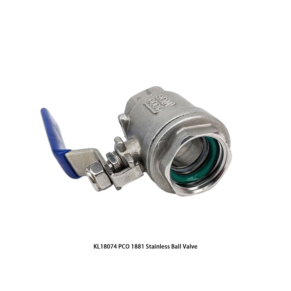 Kegland PCO1881- 3/4' Female Ball Valve Stainless Connector Suit FermZilla Keg Lid Beer Accessories Home Brewing