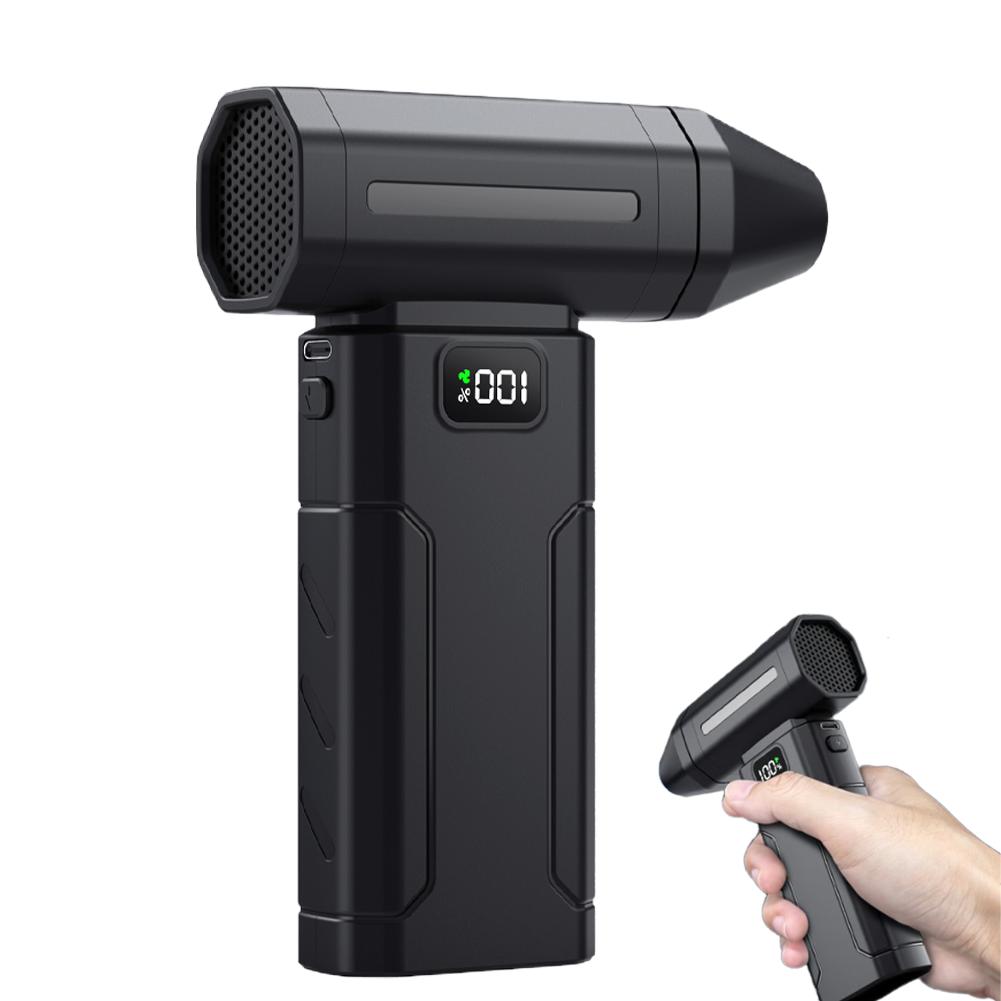 X8 New Dust Blower 450,000RPM High Speed Turbo Violent Fan 5-Speed Handheld Jet Blower with Screen Display for Keyboard Cleaning