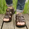 Genuine Leather Men Sandals Male Summer Shoes Outdoor Casual Sandal Cowhide Beach Shoes Classic Non-slip Men's Sandles