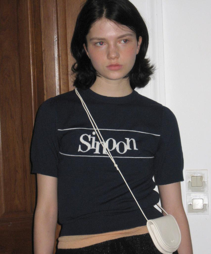 SINOON Sinoon Logo Half Knit (Navy)