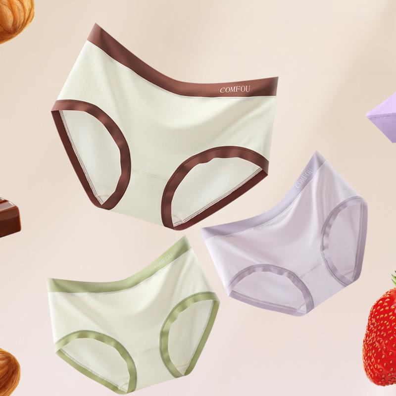 3pcs Plus Size Women's Mid-Waist Seamless Panties - Breathable Hip-Lifting & Sexy Triangular Design