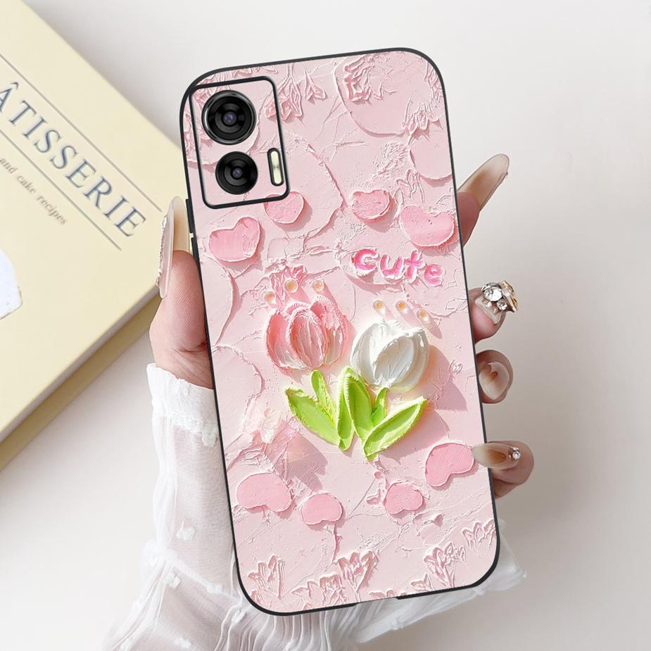 For Motorola Edge 30 LIte Case Cute Panda Cartoon Cover Shockproof Soft TPU Phone Case For Motorola Edge 30 Neo Edge30 Lite Bags