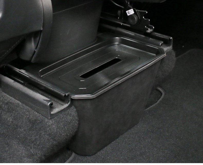 Tesla Model Y Rear Seat Storage Box and Trash Can