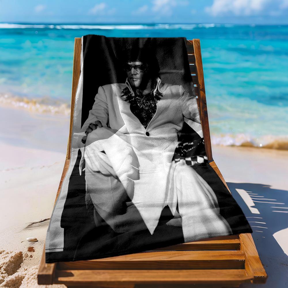 Elvis Strandtuch Weich Langlebig Schnelltrocknend Bequem Leicht Geeignet Für Sport Reisen Schwimmen Yoga Badezimmer Strand Und Pool