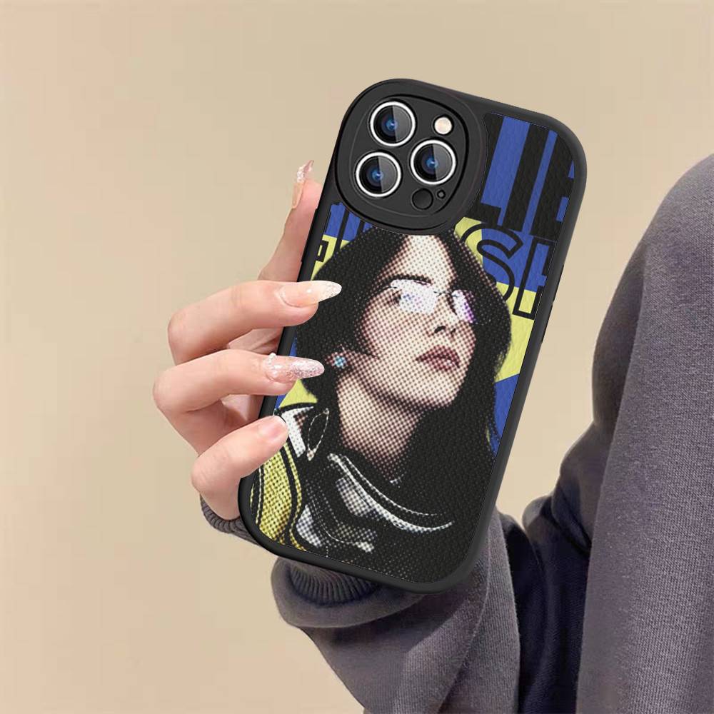 

Pop Singer B-Billie Phone Case For IPhone 16 15 14 13 12 11 Pro Max Plus Leather Shockproof Cover iphone 13