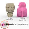 Flower Pot Silicone Mold,DIY Succulent Plants Concrete Planter Vase Gypsum Cement Molds Clay Mould Candle Holder Mold