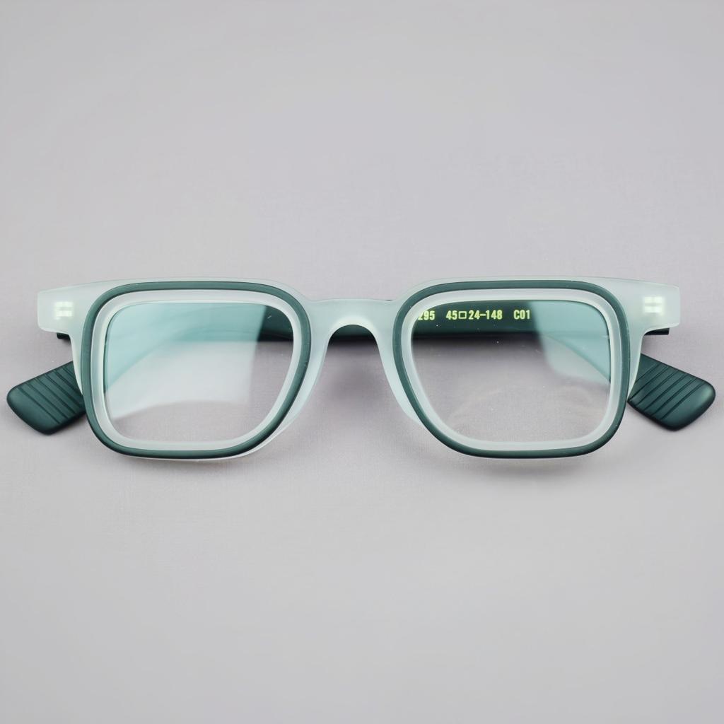 2026 High Quality Acetate Dual-Circle Splicing Glasses Frame Women Optical Eyeglasses Men Anti Blue Light Prescription Eyewear