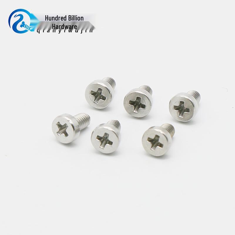 304 Stainless Steel Phillips Pan Head Screw - Thin/Low Profile Round Head