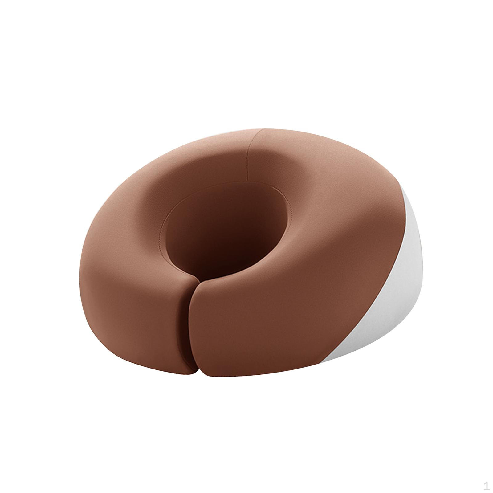 

Массажная подушка для сна, салон красоты, эргономика, лежание в самолете коричневый