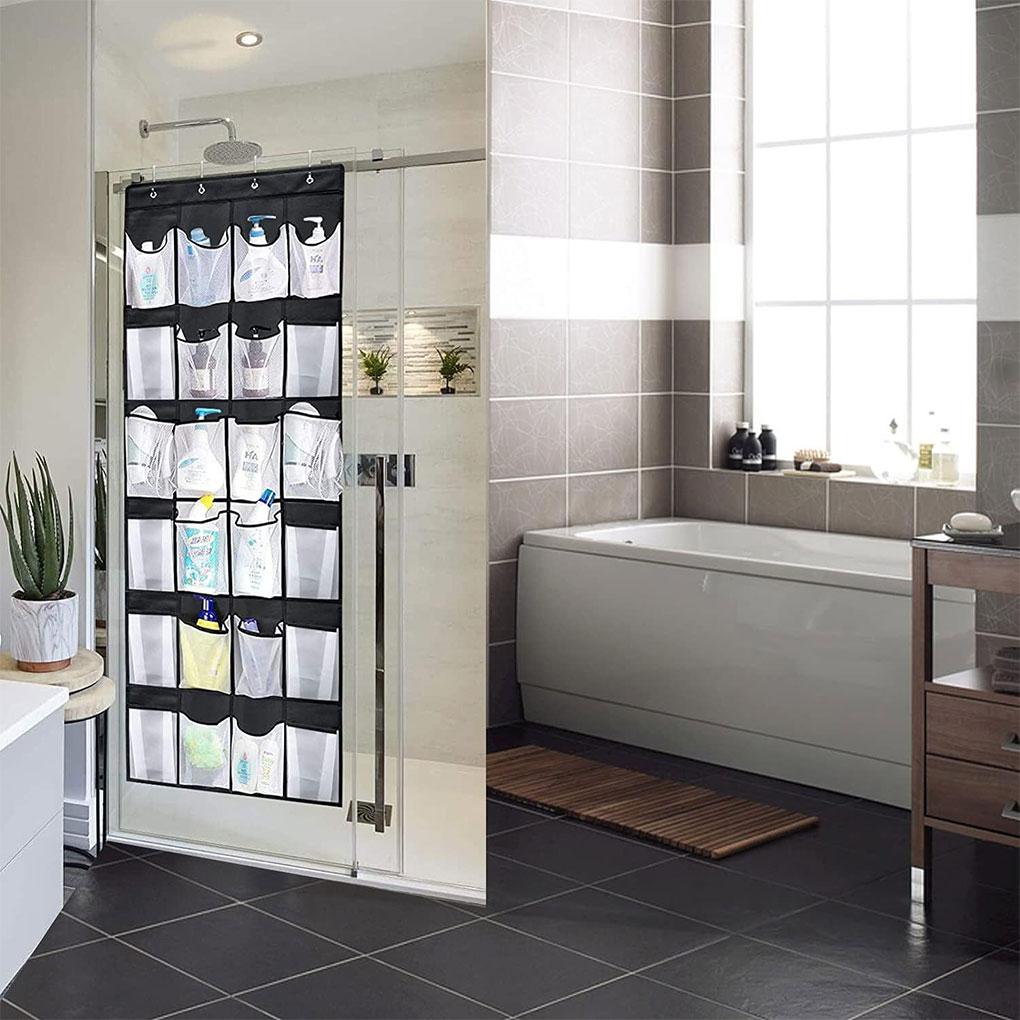 Breathable Storage Bag For 24 Pairs Of Shoes Heavy-duty Door Hanging Bag Shoe Storage Bag 24 Grid