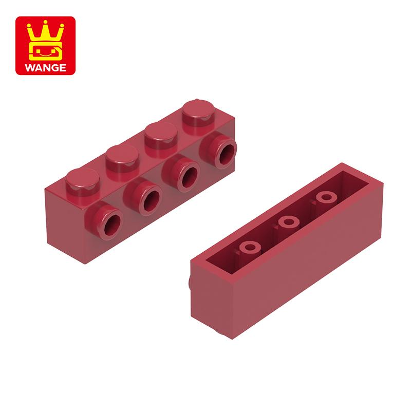 Non-Toxic 63Pcs/Lot 30414 Modified 1X4 With Studson Side Block Moc Color Accessories Compatible With Brick Diy Children Toy Assembly