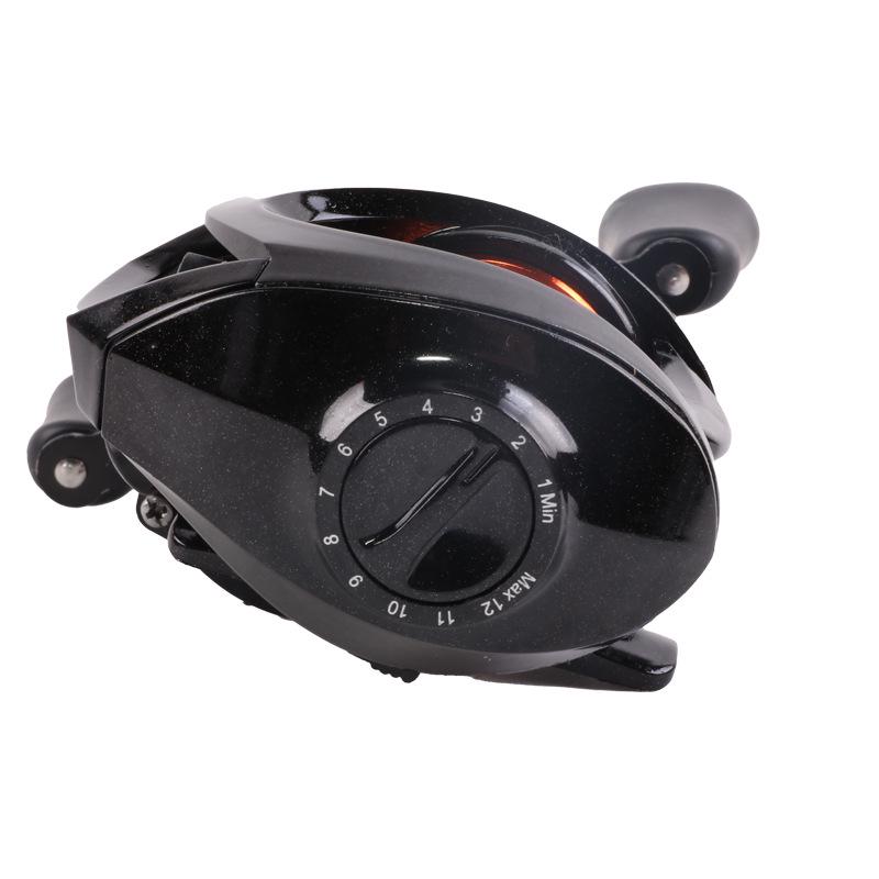 Wassertropfen Mikro Köderrolle: Vollmetall, Weitwurf, Explosionsgeschützt, Schwarze Floßrolle