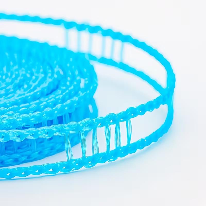 Windproof Clothesline Non Slip Portable Laundry Rope Indoor Outdoor Punch Free Clothesline for Travel Camping Balcony Home Use