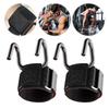 Weight Lifting Hooks Weight Lifting Grips Non Slip Pull Up Straps Adjustable Powerlifting Support Hooks Straps for Bodybuilding