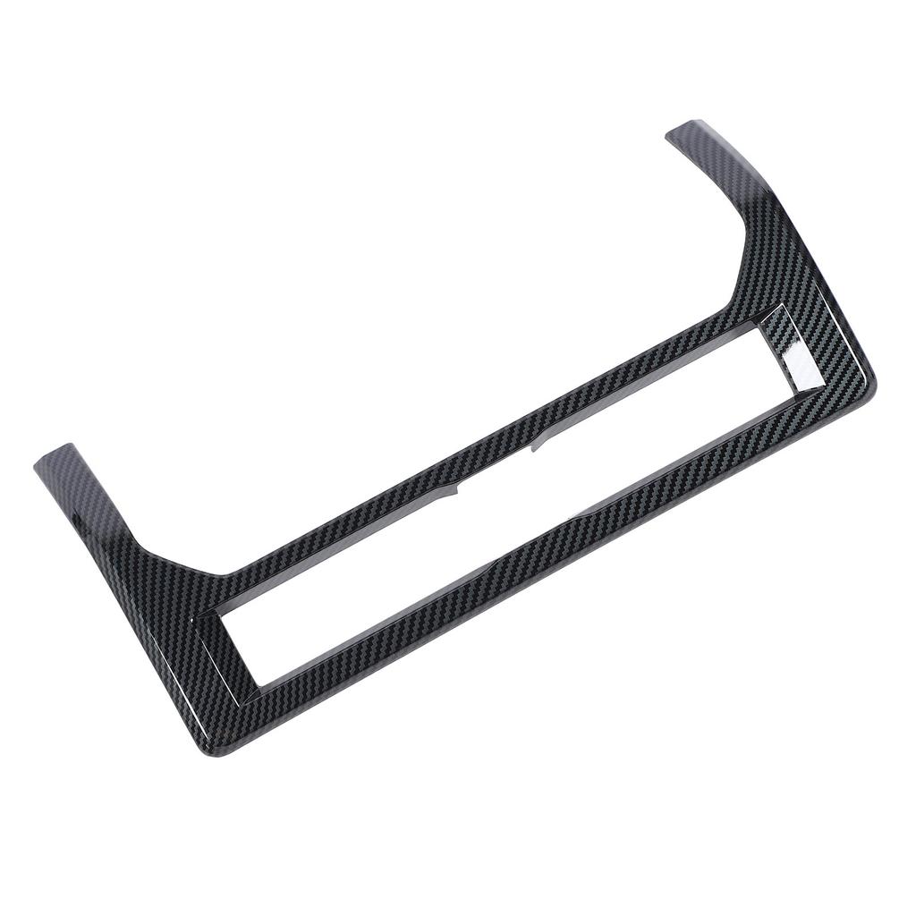 Front Center Air Vent Outlet Frame Trim Carbon Fiber Style Dashboard AC Outlet Vent Cover Trim for