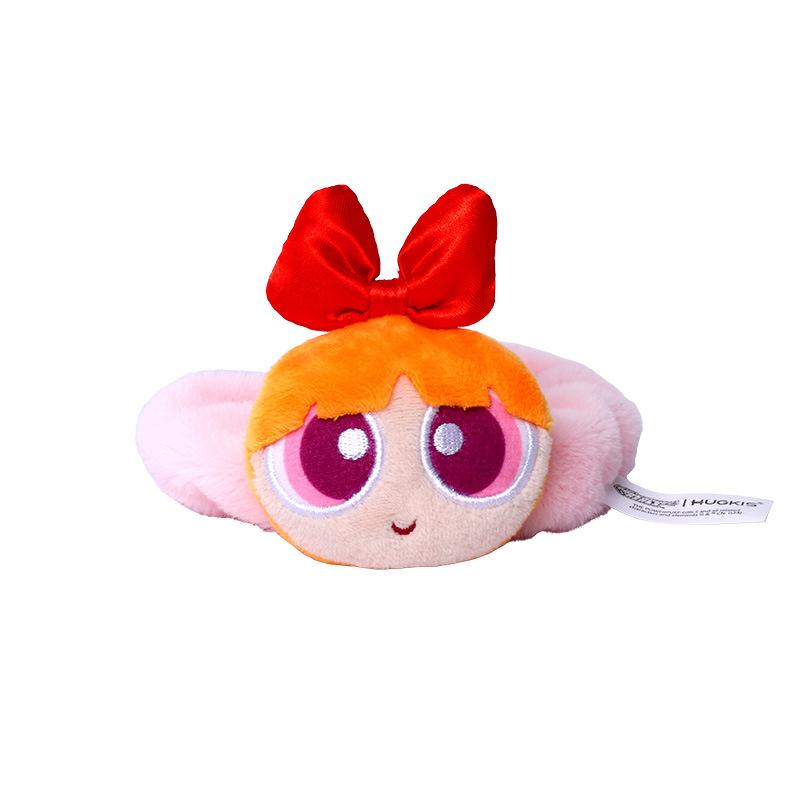 

Blossom Powerpuff Girls Plush Hair Ties Band Girls Cartoon Accessories Hair Floral Hair Tie